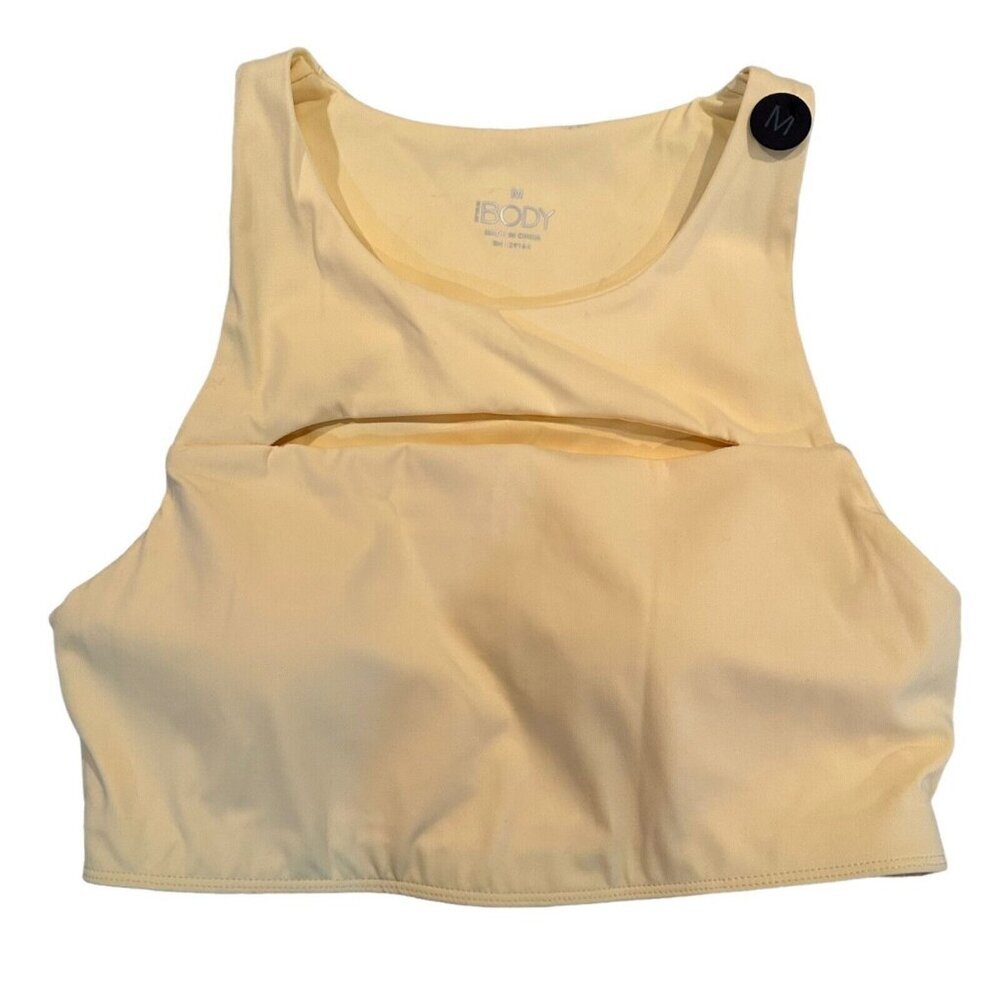 Cotton On Body Womens Size‎ M Smoothing Cut Out Crop Top - Golden Haze NWT